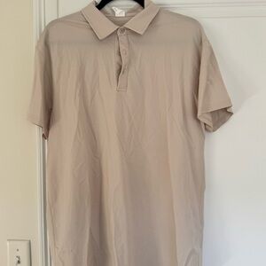 BYLT Basics Light Tan Polo Shirt